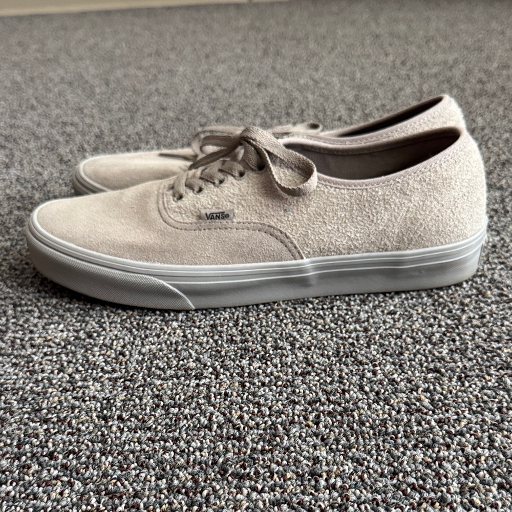 Vans Men's Beige Suede Sneakers